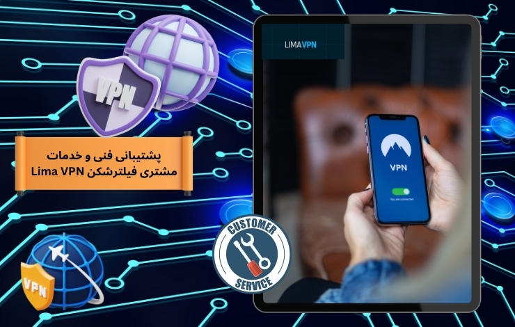 بررسی پشتیبانی فنی و خدمات مشتری فیلترشکن Lima VPN