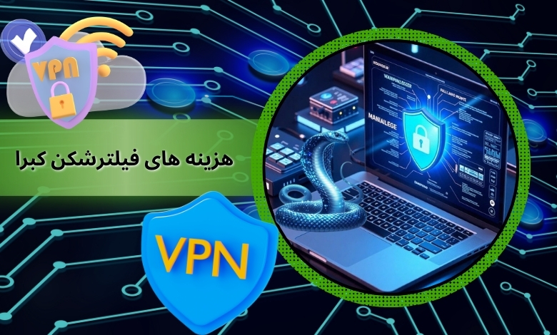 بررسی هزینه های فیلترشکن کبرا وی آی پی